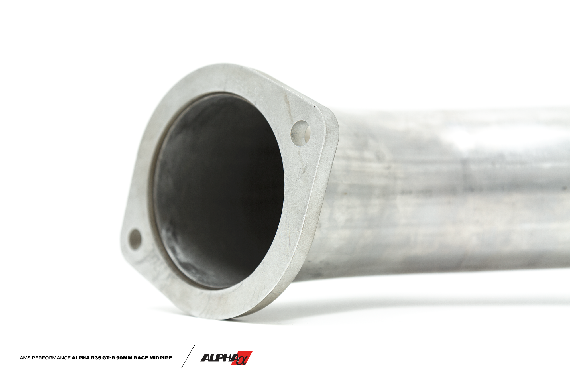 AMS Performance 2009+ Nissan GT-R R35 Alpha 90mm Midpipe w/Race Cats 90mm Exit