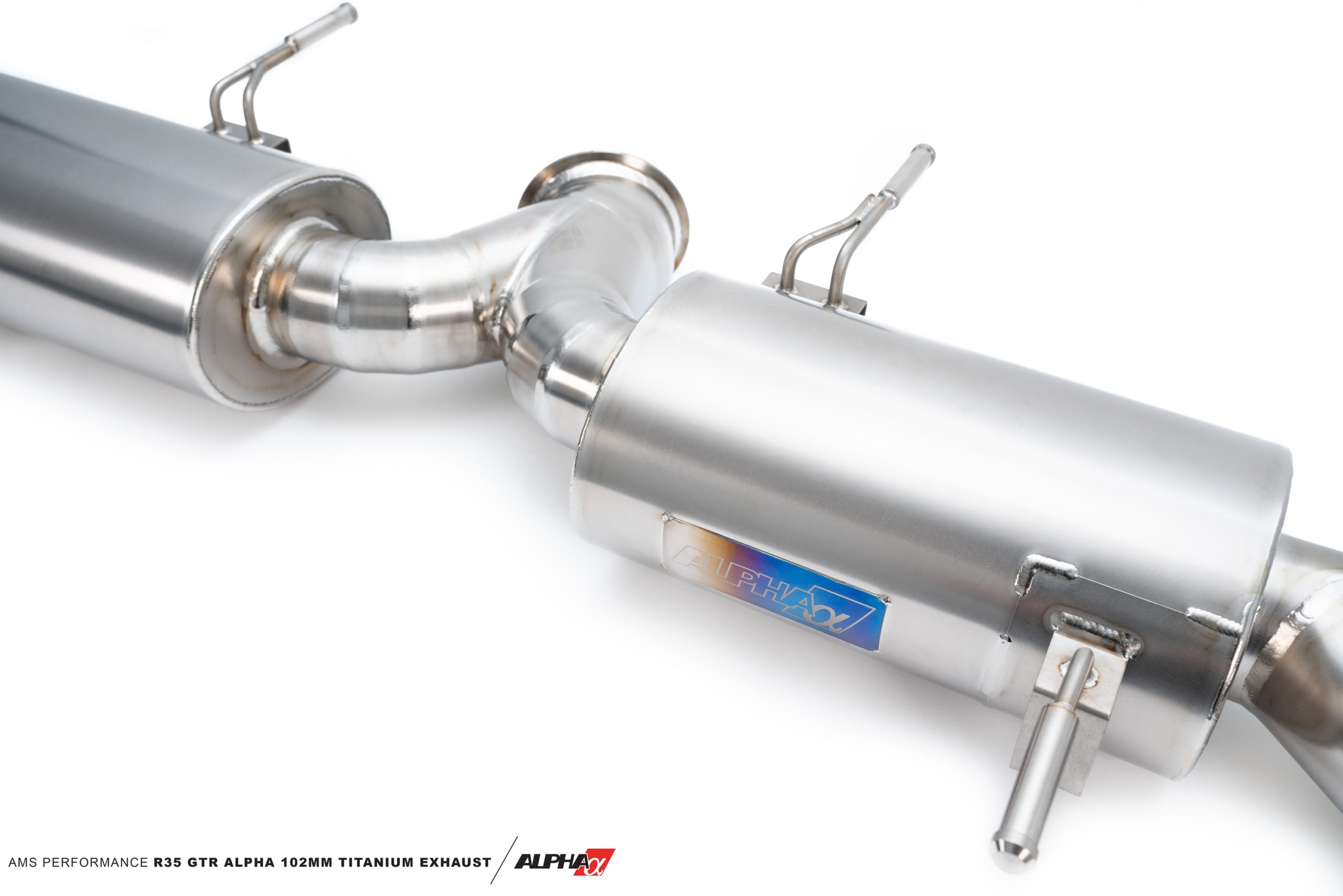 AMS ALPHA Performance Nissan GT-R Titanium 102mm Exhaust System