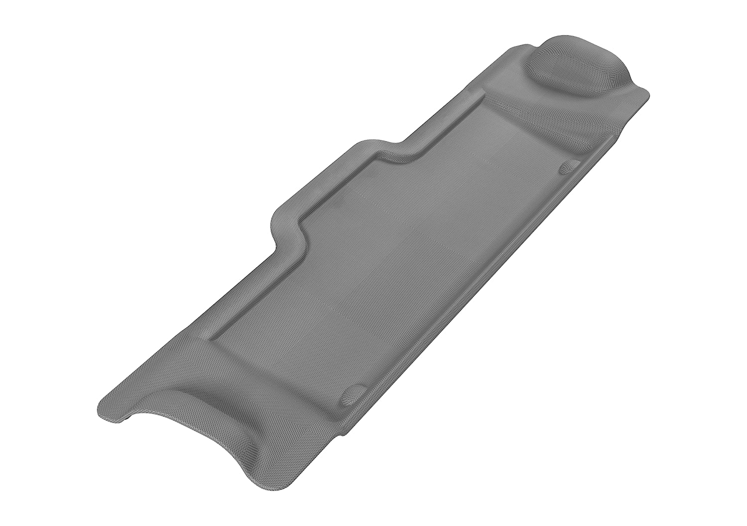 3D MAXpider | 2011 2024 INFINITI QX80 / QX56 KAGU 3RD ROW Floormats - GRAY - Carbon Fiber Embossed Pattern