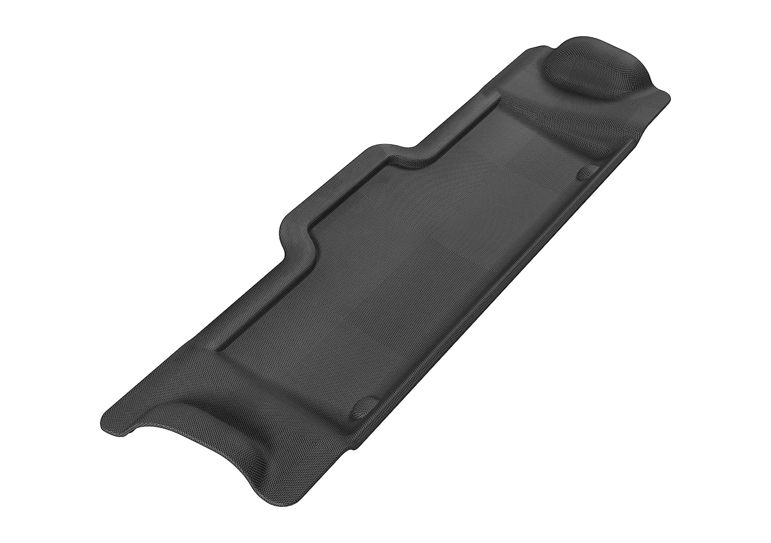 3D MAXpider | 2011 2024 INFINITI QX80 / QX56 KAGU 3RD ROW Floormats - BLACK - Carbon Fiber Embossed Pattern