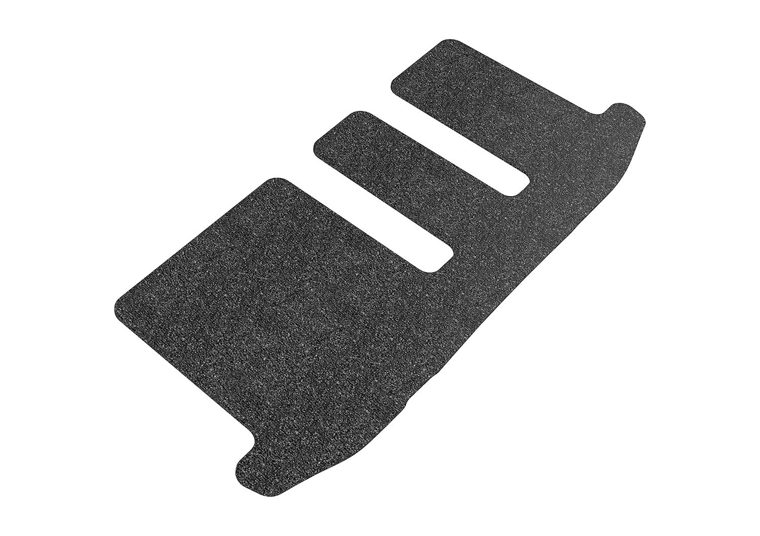 3D MAXpider | 2013 2020 NISSAN/ INFINITI PATHFINDER/ QX60/ JX KAGU 3RD ROW Floormats - BLACK - Carbon Fiber Embossed Pattern
