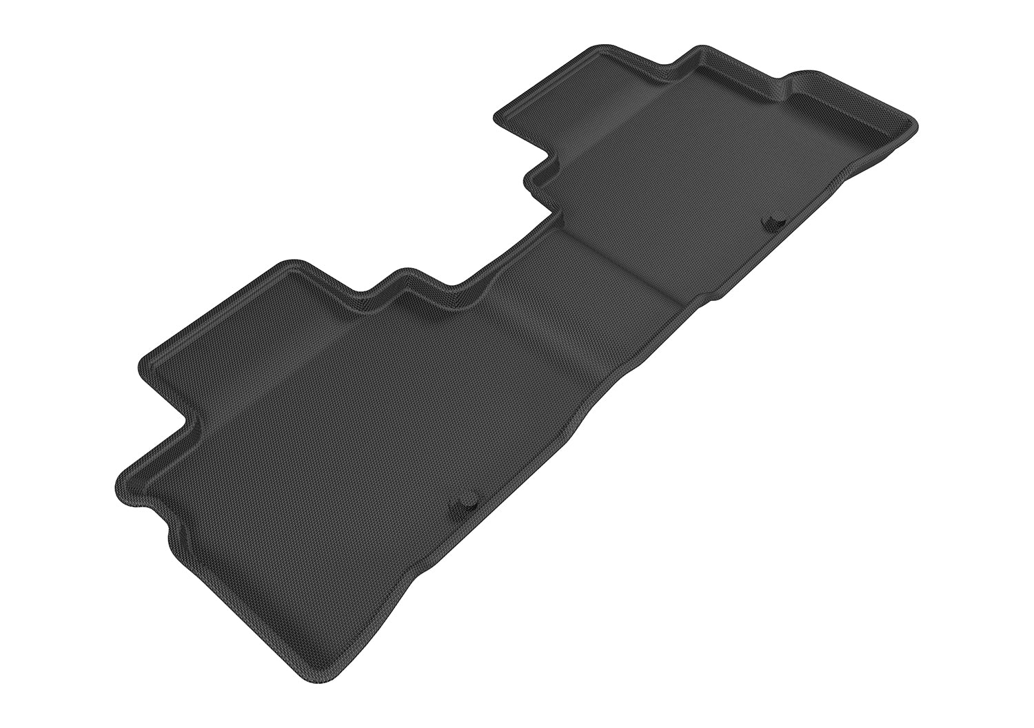 3D MAXpider | 2015 2018 NISSAN MURANO KAGU 2ND ROW Floormats - BLACK - Carbon Fiber Embossed Pattern