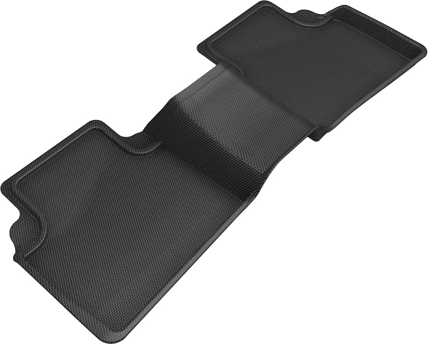 3D MAXpider | 2019 2023 NISSAN ALTIMA KAGU 2ND ROW Floormats - BLACK - Carbon Fiber Embossed Pattern