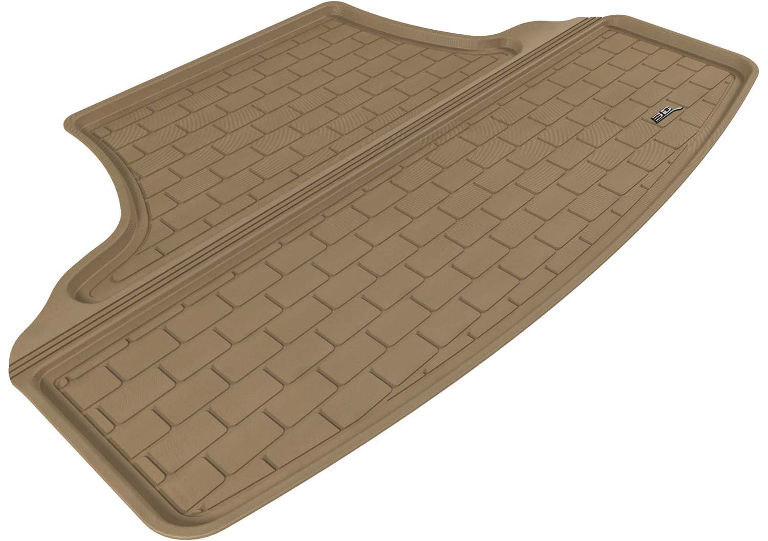 3D MAXpider | 2011 2019 INFINITI Q70/M37 KAGU CARGO LINER - TAN - Carbon Fiber Embossed Pattern