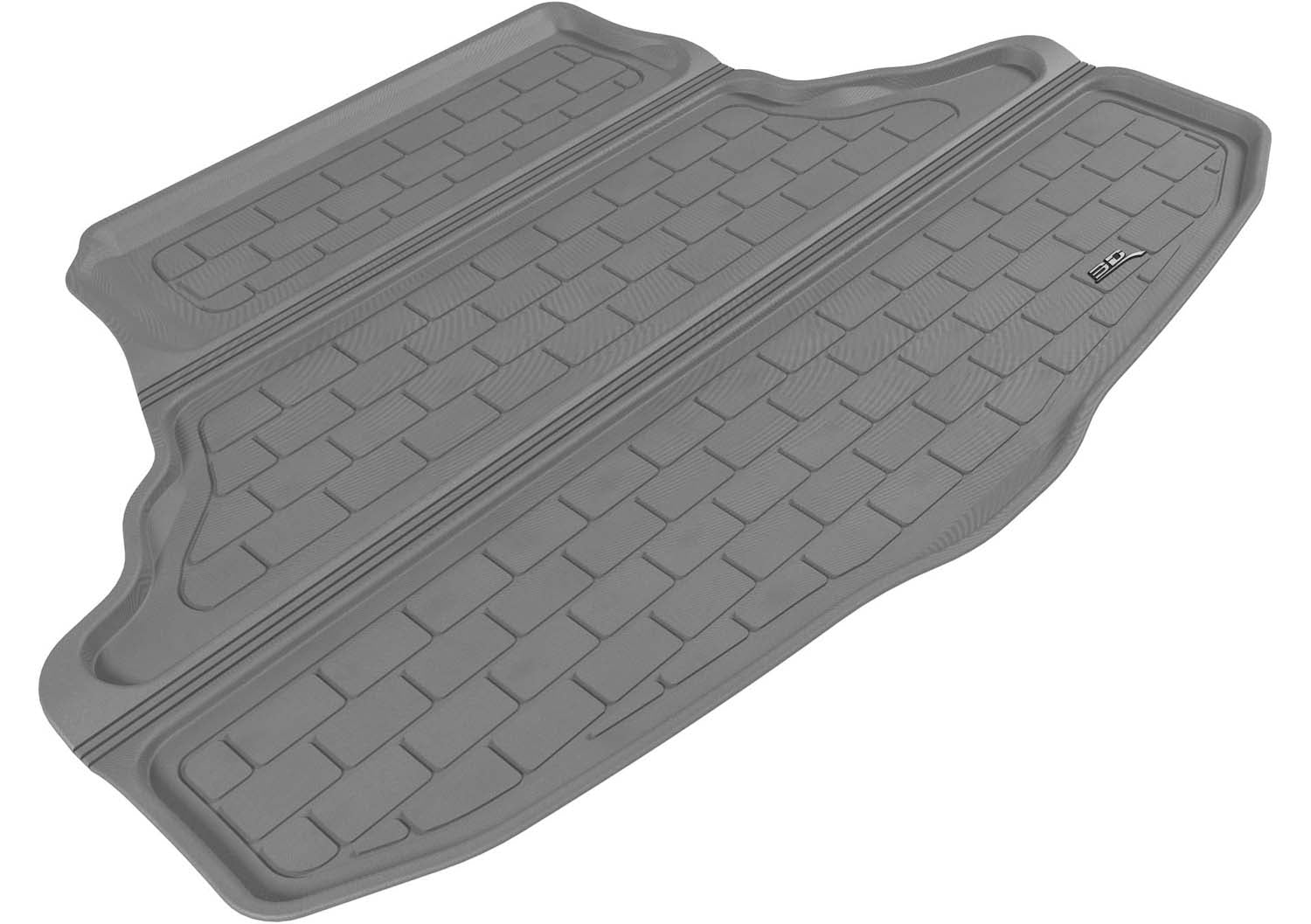 3D MAXpider | 2007 2013 INFINITI G35/37 SEDAN KAGU CARGO LINER - GRAY - Carbon Fiber Embossed Pattern
