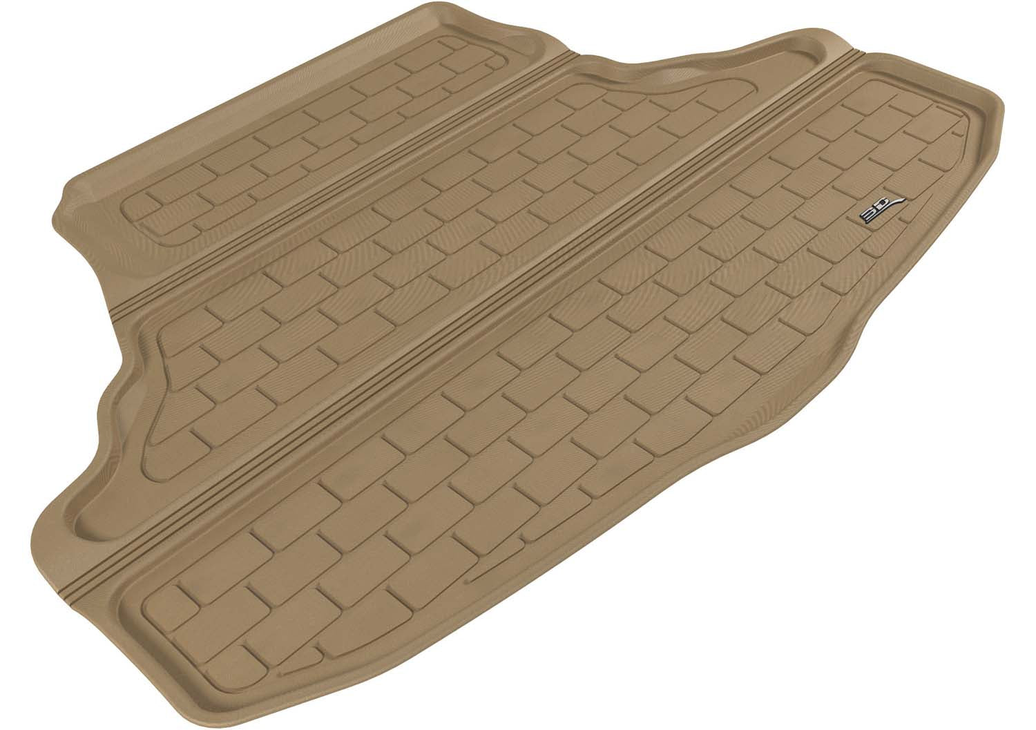 3D MAXpider | 2007 2013 INFINITI G35/37 SEDAN KAGU CARGO LINER - TAN - Carbon Fiber Embossed Pattern