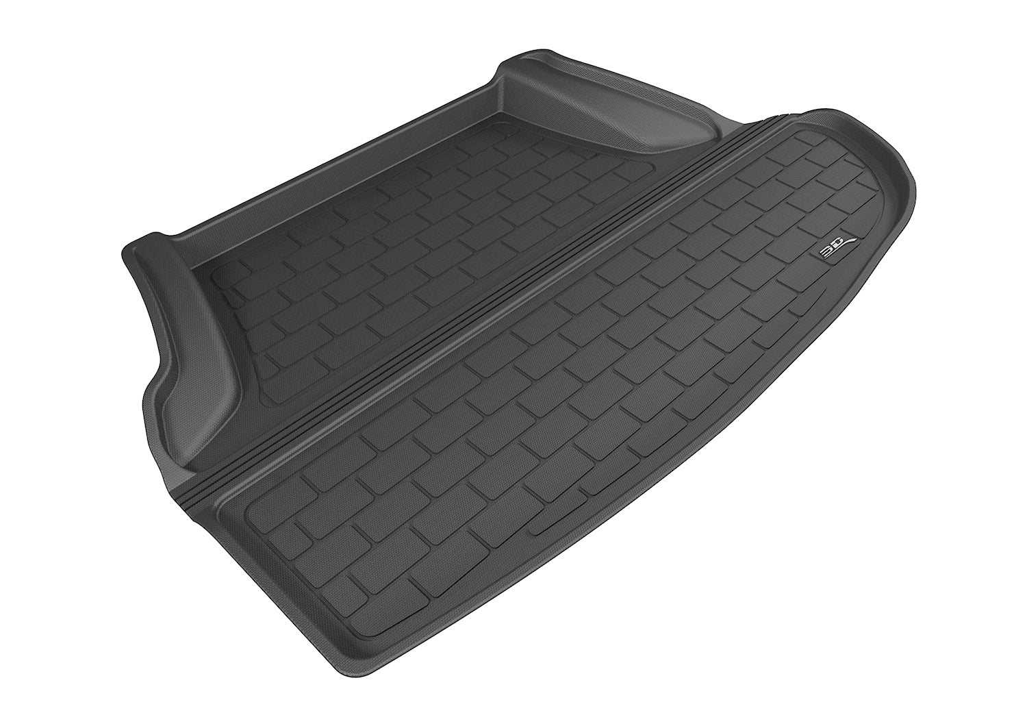 3D MAXpider | 2016 2019 INFINITI Q50 2.0T KAGU CARGO LINER - BLACK - Carbon Fiber Embossed Pattern