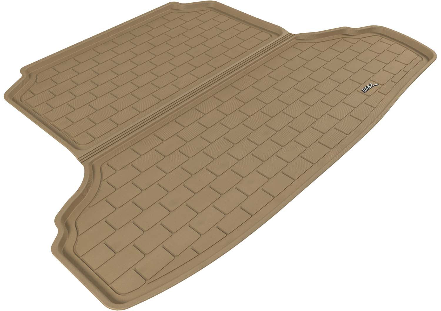 3D MAXpider | 2007 2012 NISSAN ALTIMA SEDAN KAGU CARGO LINER - TAN - Carbon Fiber Embossed Pattern