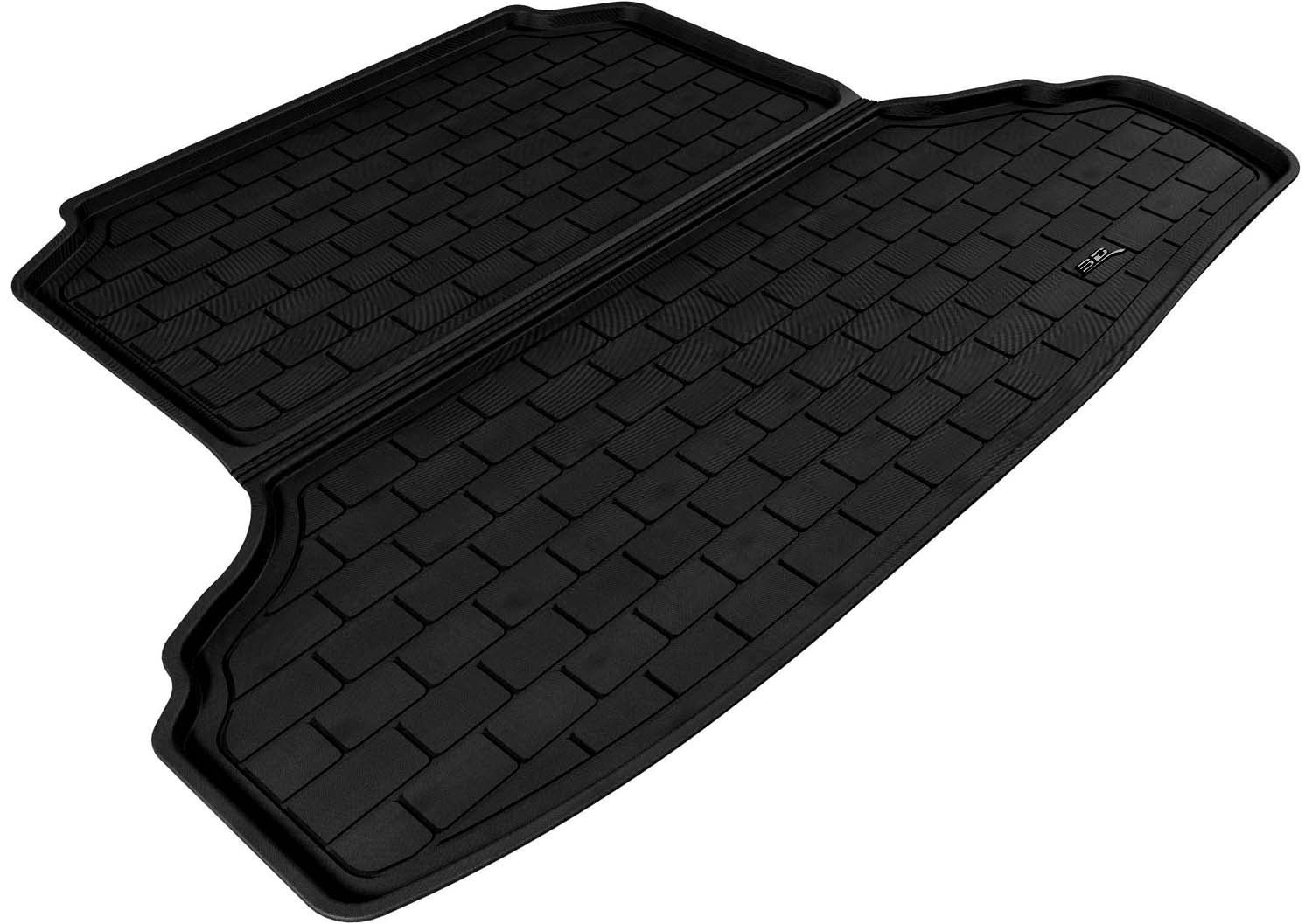 3D MAXpider | 2007 2012 NISSAN ALTIMA SEDAN KAGU CARGO LINER - BLACK - Carbon Fiber Embossed Pattern