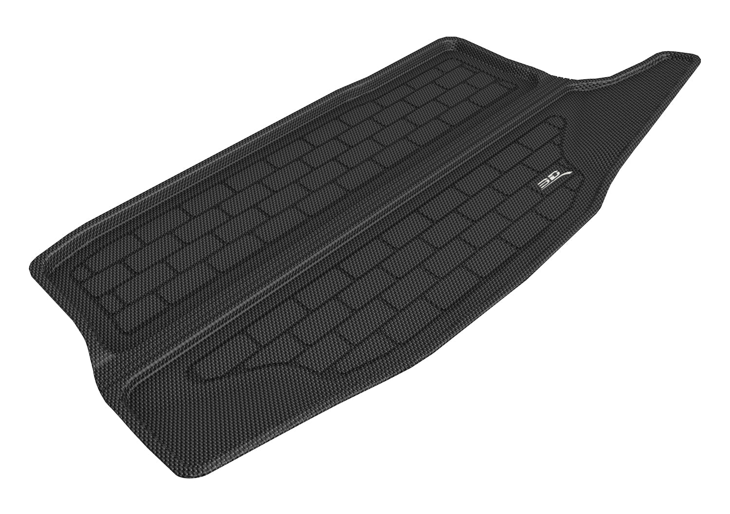 3D MAXpider | 2011 2012 NISSAN LEAF KAGU CARGO LINER - BLACK - Carbon Fiber Embossed Pattern