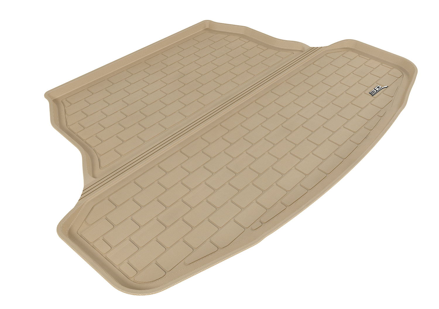 3D MAXpider | 2013 2019 NISSAN SENTRA KAGU CARGO LINER - TAN - Carbon Fiber Embossed Pattern