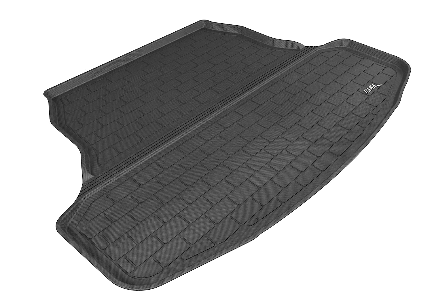 3D MAXpider | 2013 2019 NISSAN SENTRA KAGU CARGO LINER - BLACK - Carbon Fiber Embossed Pattern