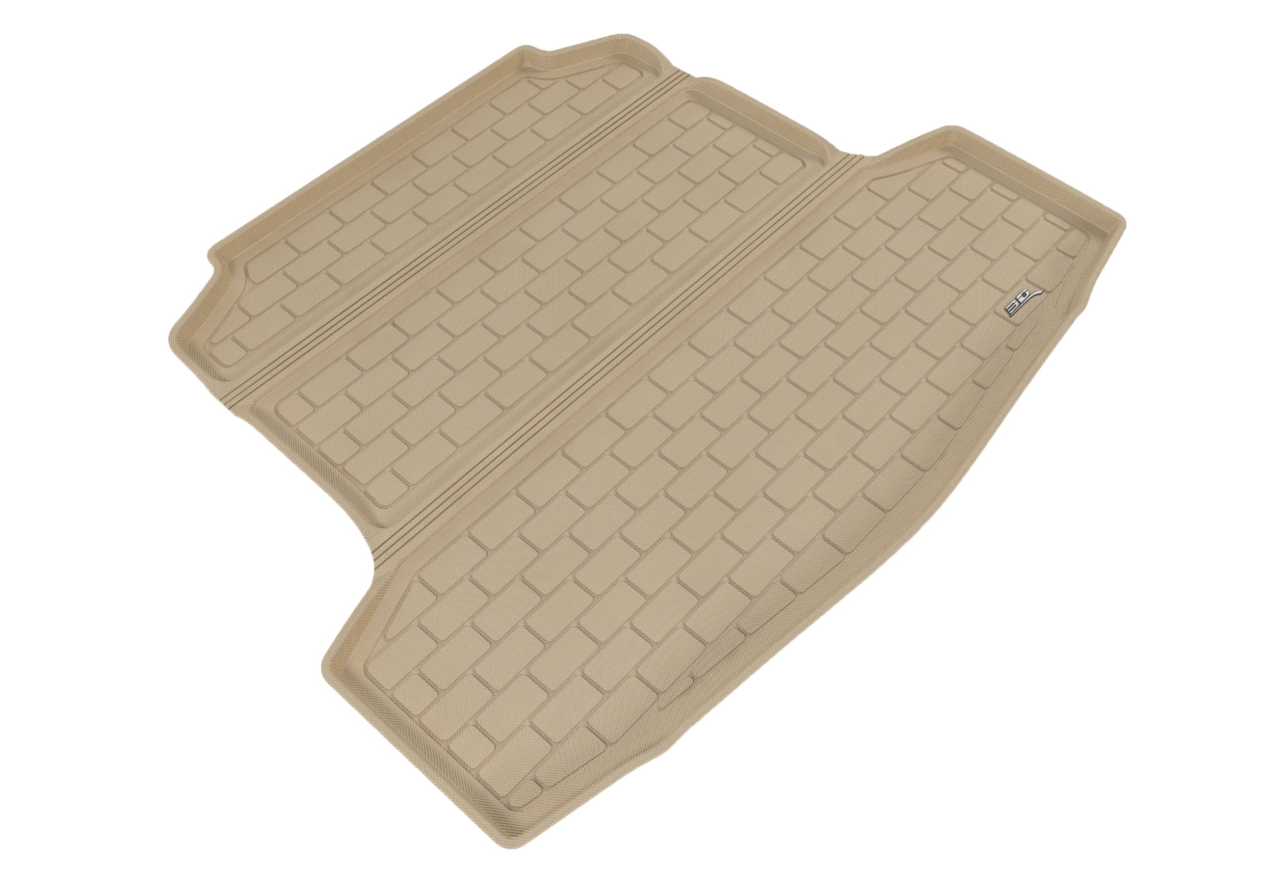 3D MAXpider | 2013 2018 NISSAN ALTIMA SEDAN KAGU CARGO LINER - TAN - Carbon Fiber Embossed Pattern