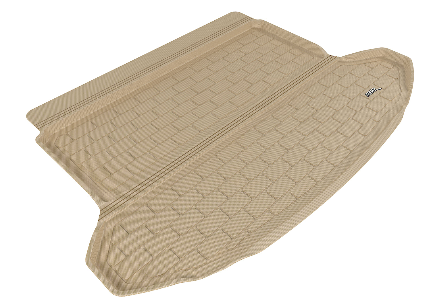 3D MAXpider | 2008 2013 NISSAN ROGUE KAGU CARGO LINER - TAN - Carbon Fiber Embossed Pattern