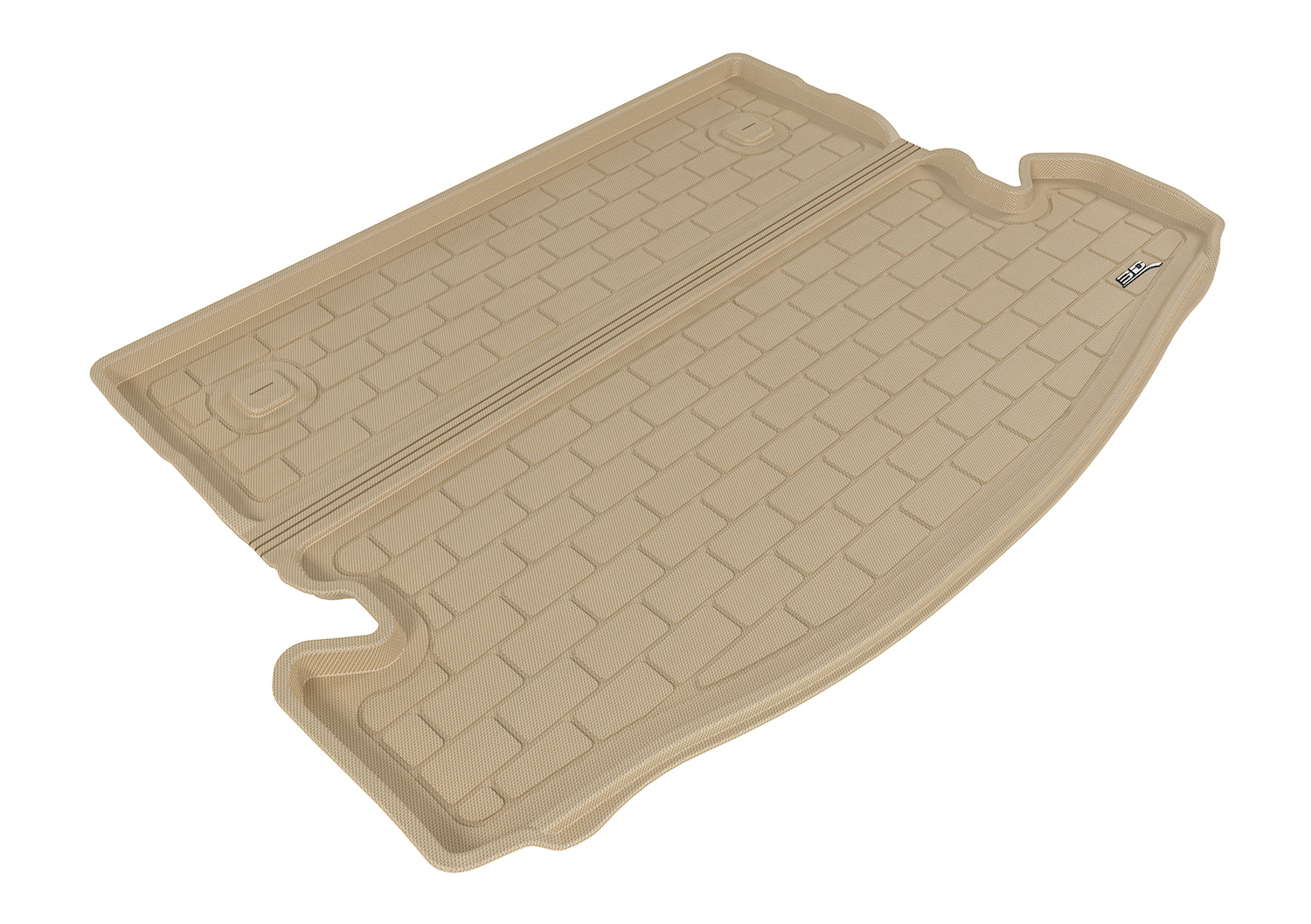 3D MAXpider | 2014 2020 NISSAN ROGUE KAGU CARGO LINER - TAN - Carbon Fiber Embossed Pattern