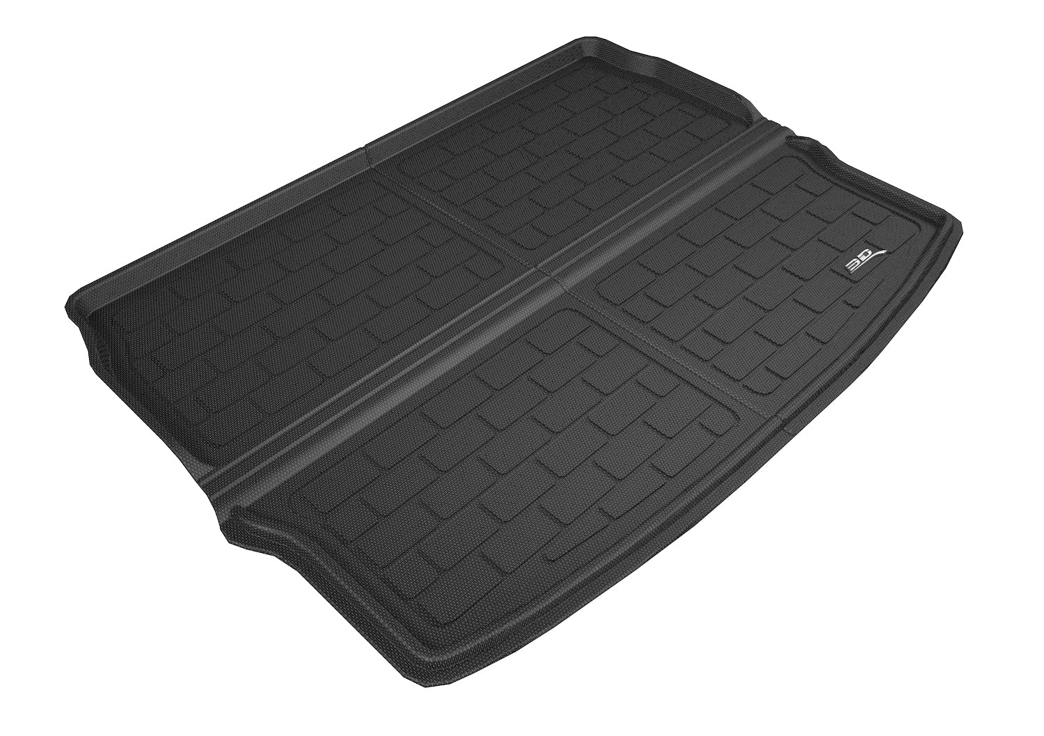 3D MAXpider | 2017 2022 NISSAN ROGUE SPORT KAGU CARGO LINER - BLACK - Carbon Fiber Embossed Pattern