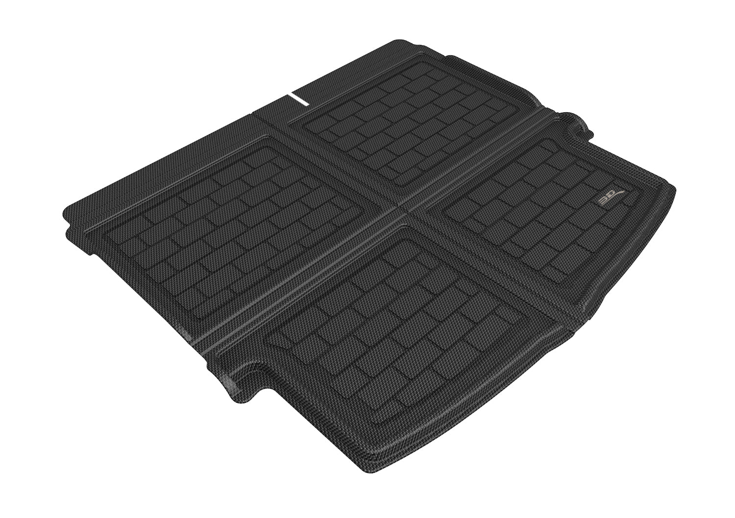 3D MAXpider | 2021 2023 NISSAN ROGUE KAGU CARGO LINER - BLACK - Carbon Fiber Embossed Pattern