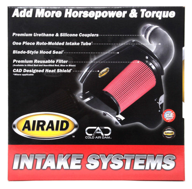 Airaid Nissan Titan/Armada 5.6L MXP Intake System w/ Tube (Dry / Red Media)