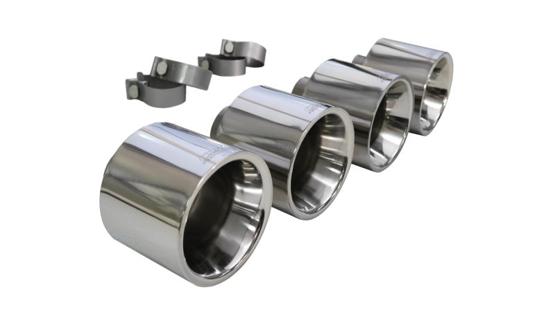 Corsa Twin 3.0in Inlet / 5.0in Outlet Polished Pro-Series Tip Kit