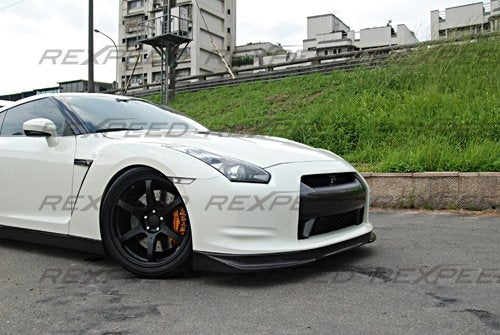 Rexspeed GTR R35 M-Style Carbon Fiber Splitter - Matte Finish