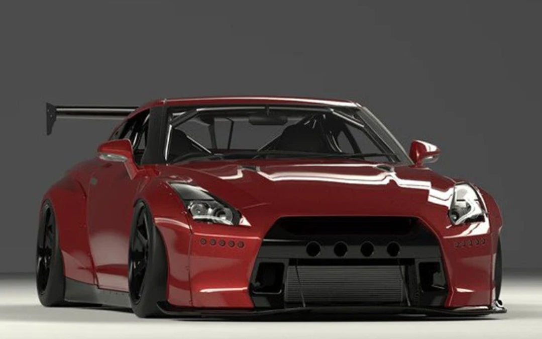 GReddy 09+ Nissan GT-R R35 Pandem Aero Front Bumper Only