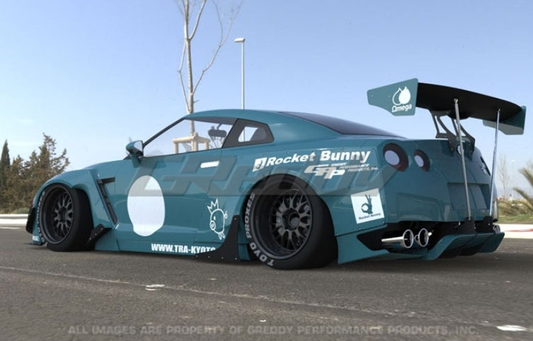 GReddy 09+ Nissan GT-R R35 Rocket Bunny GT-Wing (Rods)