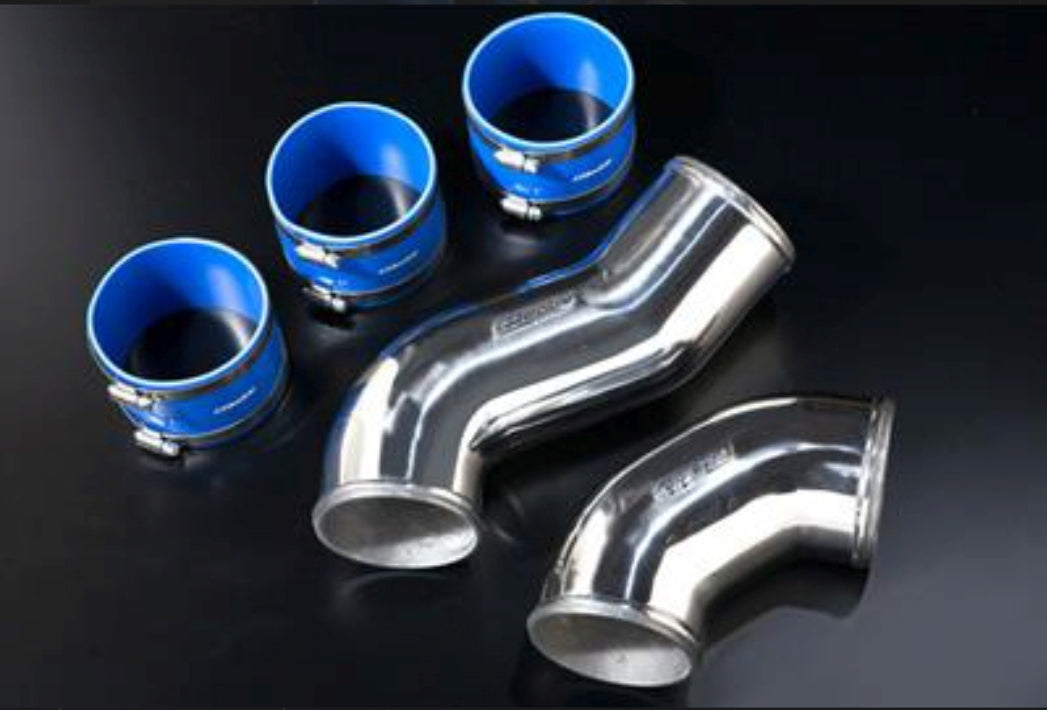 GReddy Nissan S13 SR20DET Tank Pipe Set - Adapts S13 Plenum to GReddy I/C Kit w/Pulsar Throttle Body