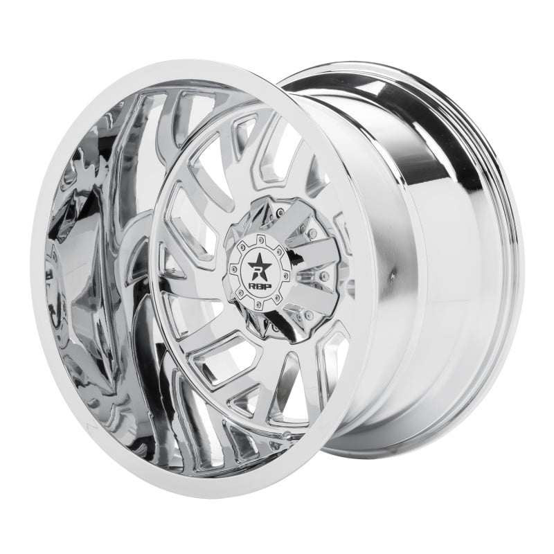 RBP 65R Glock 22x14 6x139.7 BP / 4.5 BS -76mm Offset 78mm CB (Hub Centric) Chrome Wheel