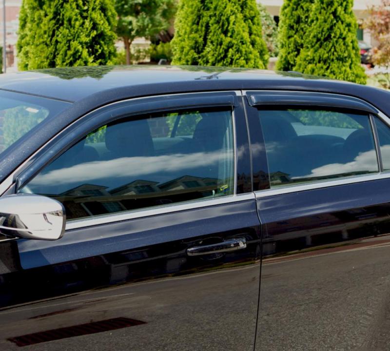 AVS 15-24 Nissan Murano Ventvisor Outside Mount Window Deflectors 4pc - Smoke