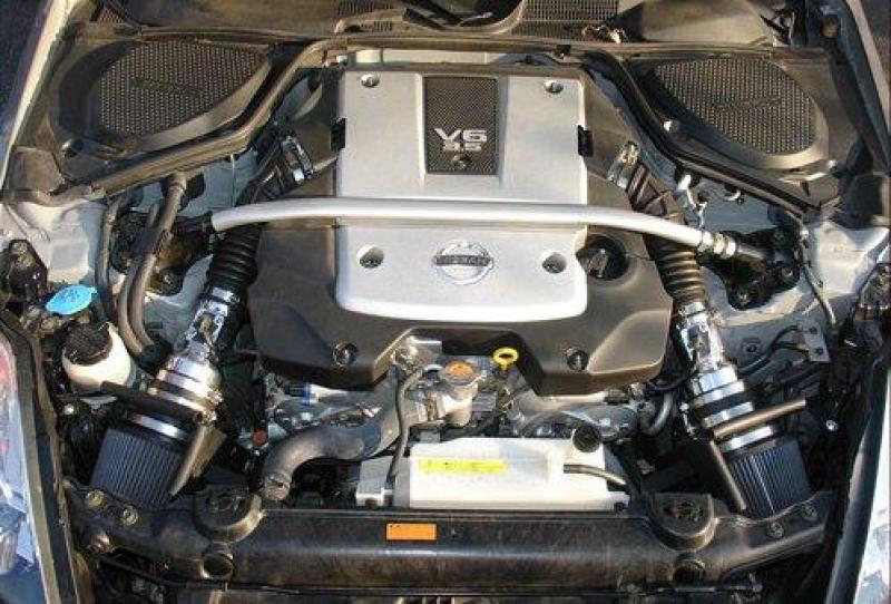 Injen 07-08 350Z 3.5L V6 Air Fusion and Air Horns Polished Short Ram Intake
