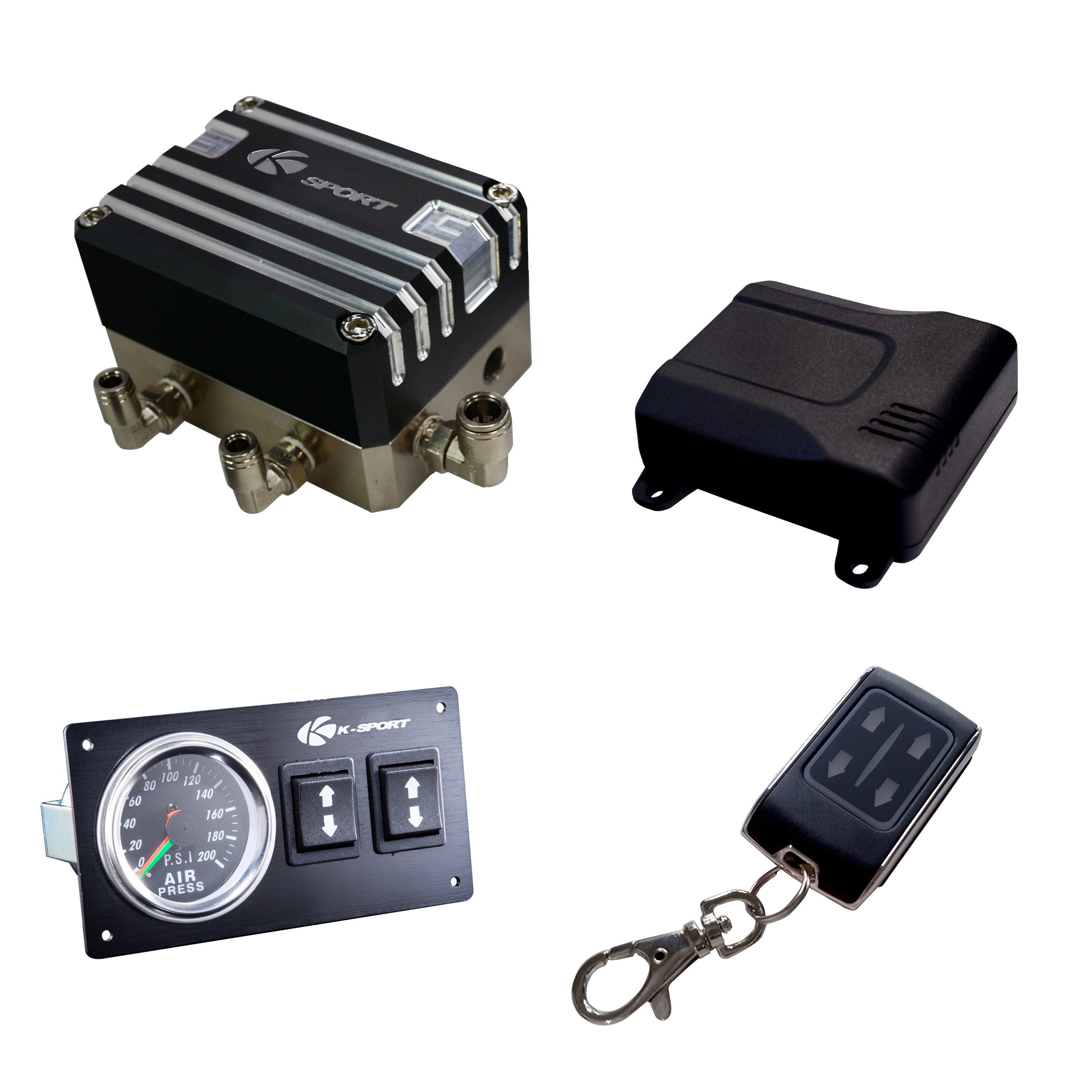 2006 - 2010 Infiniti M35 / M45 Ksport Airtech Deluxe Air Suspension Full System - CIN040-ADX