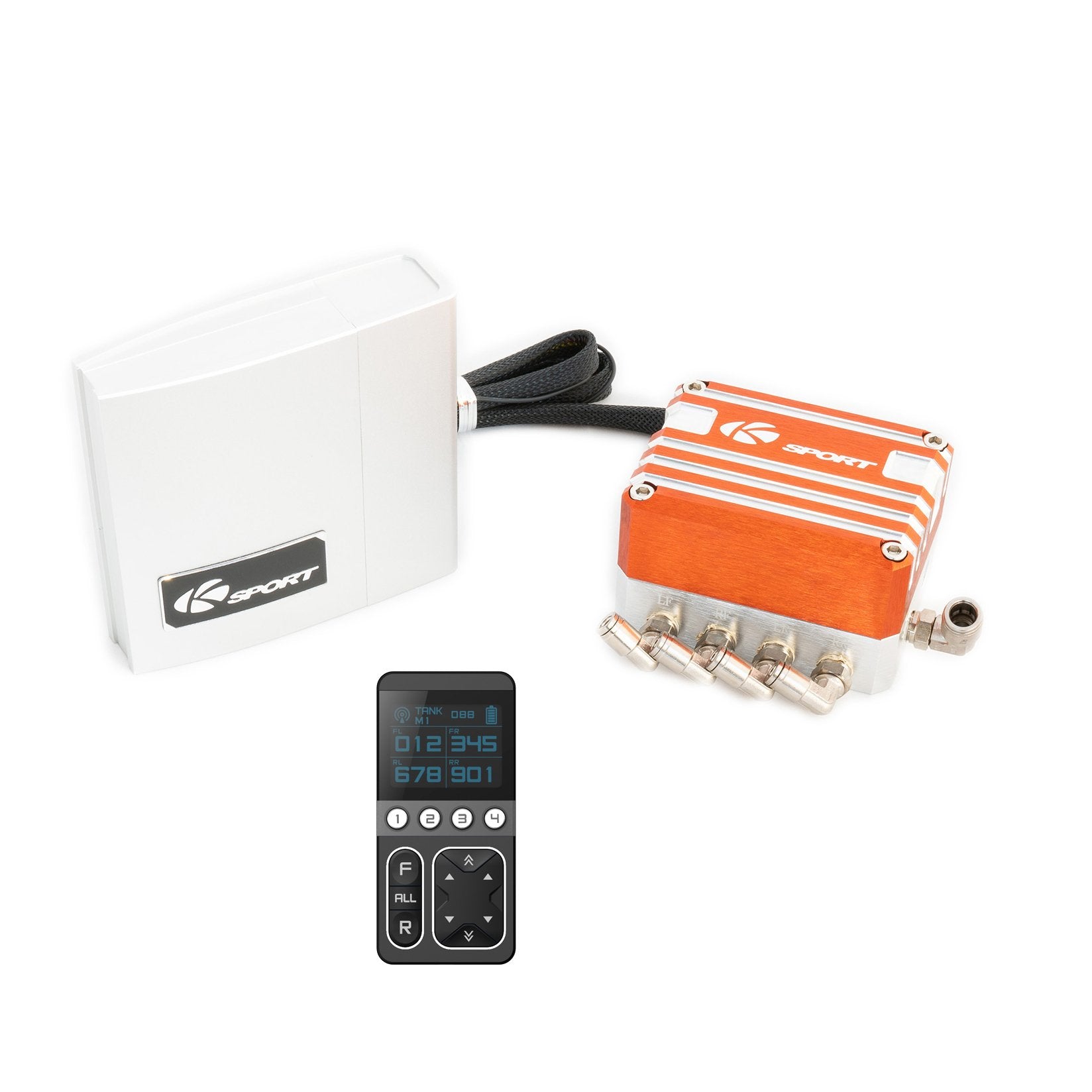 2009 - 2013 Infiniti G37X Ksport AirTech Pro Plus Air Suspension Full System - CIN021-APP