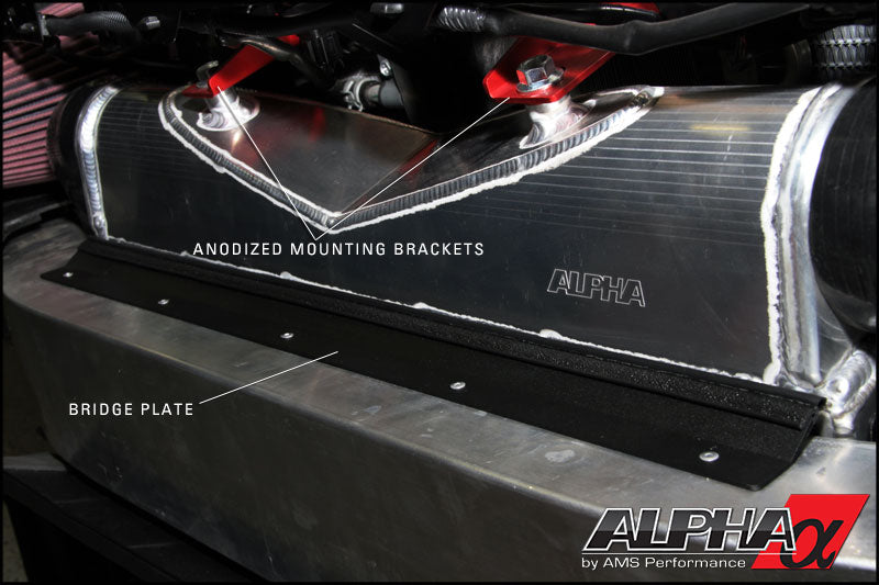 AMS Performance Nissan GT-R Alpha Race Front Mount Intercooler w/Logo