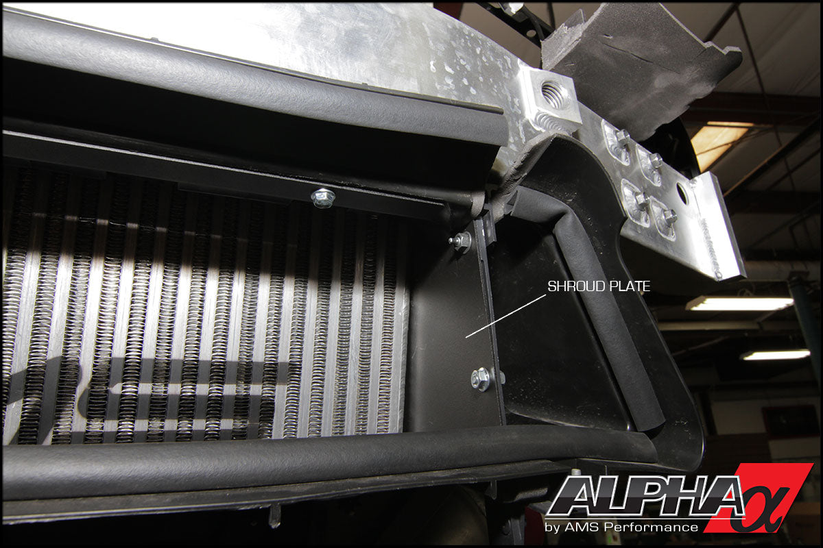 AMS Performance Nissan GT-R Alpha Race Front Mount Intercooler w/Logo