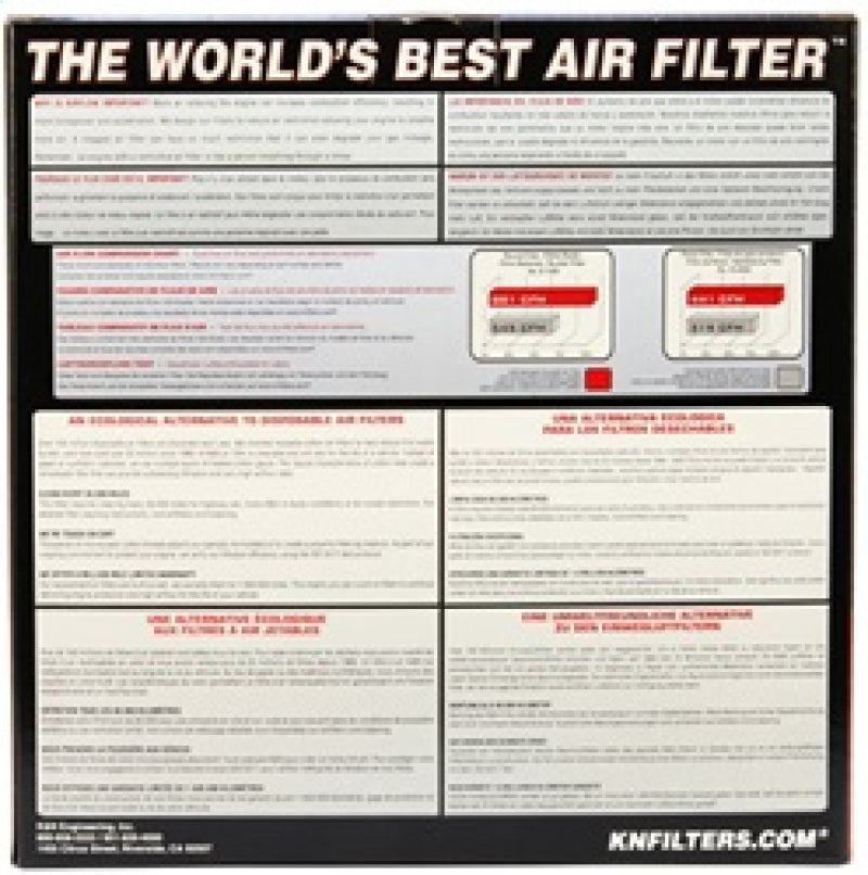 K&N Replacement Air Filter NISSAN STANZA 2.OL