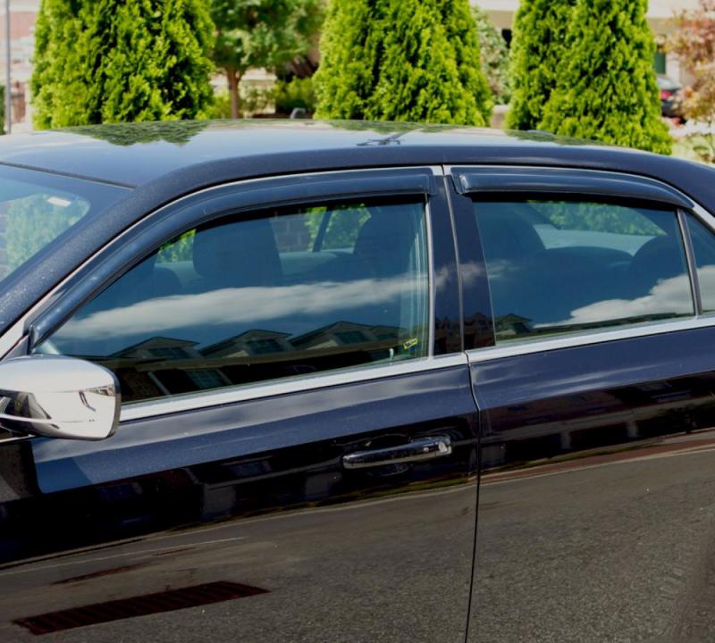 AVS 15-24 Nissan Murano Ventvisor Outside Mount Window Deflectors 4pc - Smoke