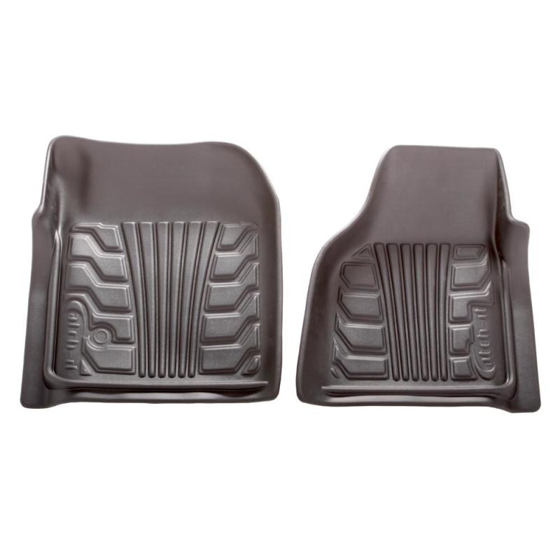 Lund 16-17 Nissan Titan XD Crew Cab Catch-It Floormat Front Floor Liner - Grey (2 Pc.)