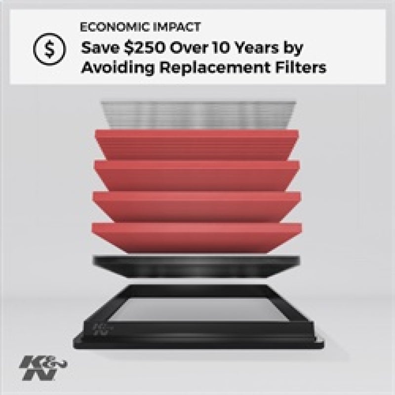 K&amp;N 88-08 Nissan 1.8L / 87-05 Nissan/Infiniti 3.0L / 00-09 3.5LDrop In Air Filter