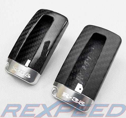 Rexspeed  GTR R35 Carbon Key Fob Cover - Matte Finish