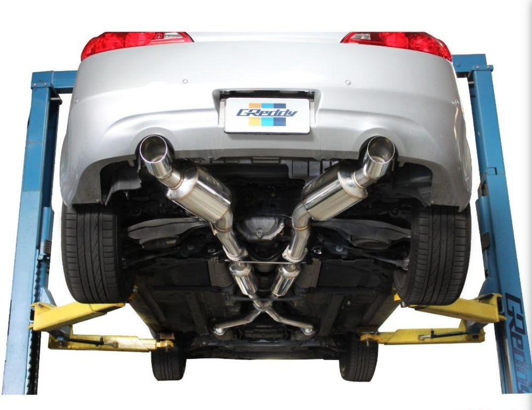 GReddy 07-14 Infiniti G37 Evolution (RWD ONLY) GT 304SS Cat-Back Exhaust